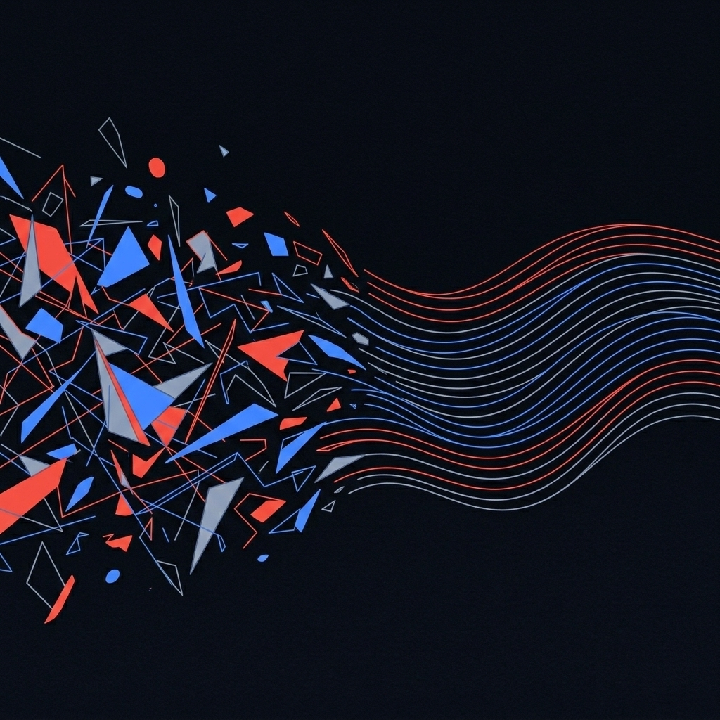 Abstract visualization of reading calm