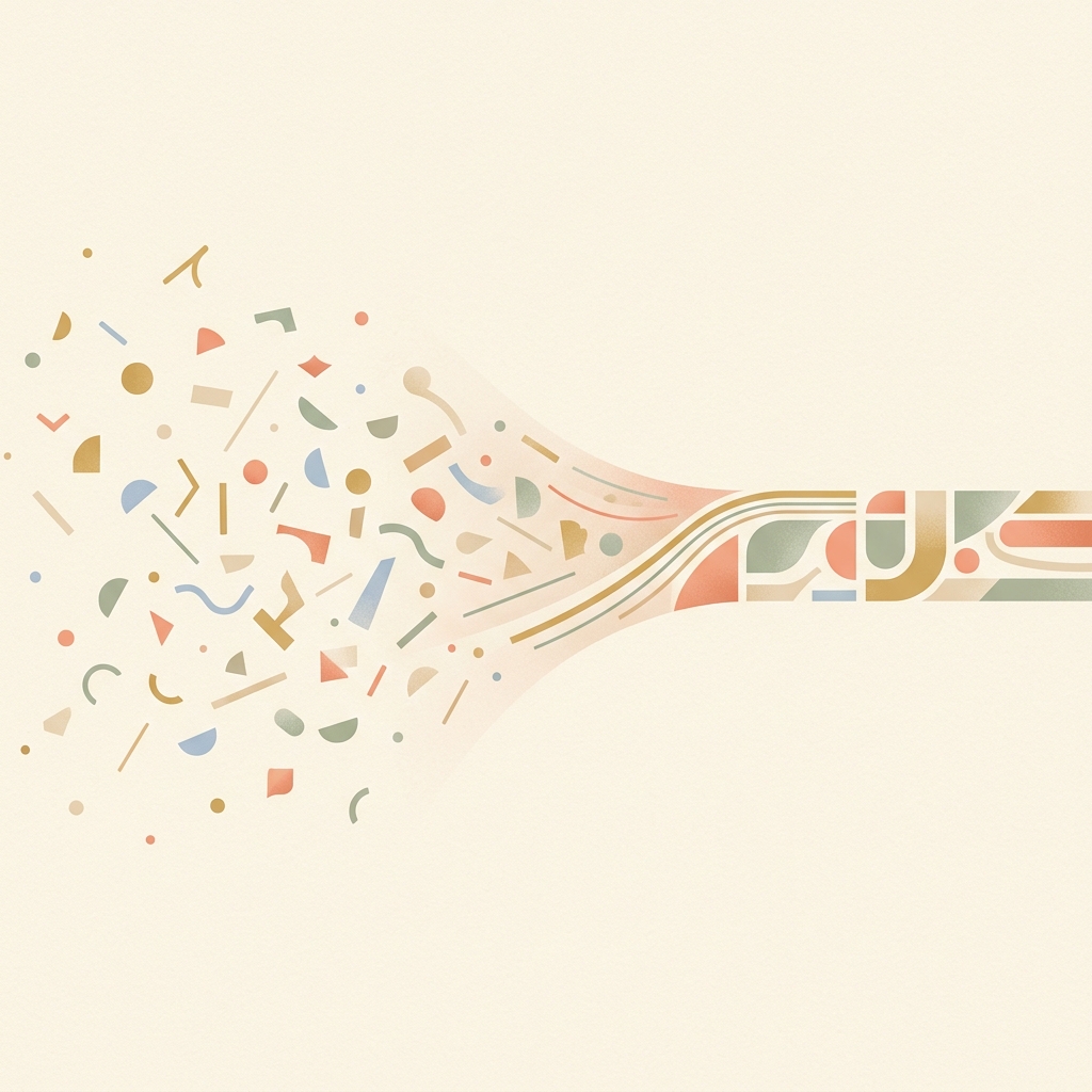 Abstract flow of organized stream