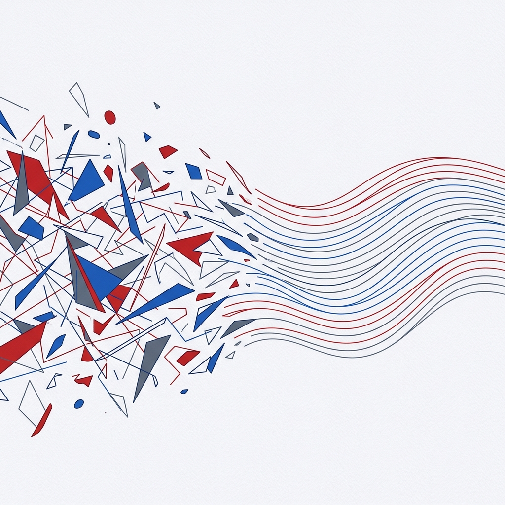 Abstract visualization of reading calm